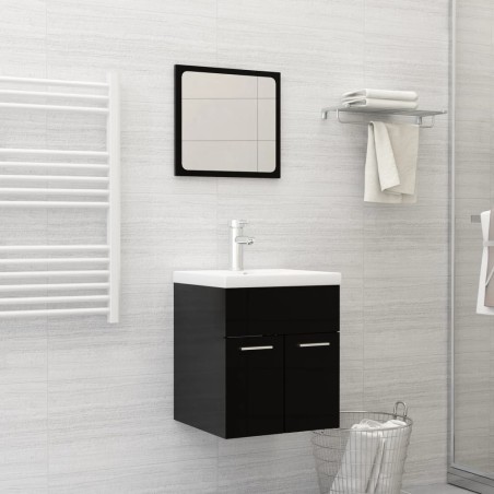 vidaXL Lavabo empotrado con grifo cerámica blanco 42x39x18 cm