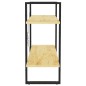 vidaXL Estantería de 2 niveles madera maciza de pino 80x30x70 cm vidaXL Estantería de 2 niveles madera maciza de pino 80x30x70 cm