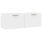 vidaXL Armario pared madera contrachapada blanco brillo 100x36,5x35 cm vidaXL Armario pared madera contrachapada blanco brillo 100x36,5x35 cm