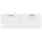 vidaXL Armario pared madera contrachapada blanco brillo 100x36,5x35 cm vidaXL Armario pared madera contrachapada blanco brillo 100x36,5x35 cm