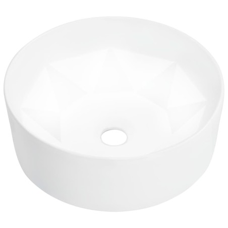 vidaXL Lavabo 36x14 cm cerámica blanco