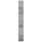vidaXL Librería separador contrachapada gris hormigón 80x24x186 cm vidaXL Librería separador contrachapada gris hormigón 80x24x186 cm