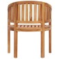 vidaXL Silla con forma de banana de madera maciza de teca vidaXL Silla con forma de banana de madera maciza de teca