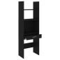 vidaXL Estantería de madera contrachapada negro 60x35x180 cm vidaXL Estantería de madera contrachapada negro 60x35x180 cm