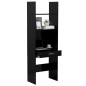 vidaXL Estantería de madera contrachapada negro 60x35x180 cm vidaXL Estantería de madera contrachapada negro 60x35x180 cm
