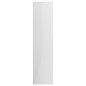 vidaXL Estantería madera contrachapada blanco brillante 50x25x106 cm vidaXL Estantería madera contrachapada blanco brillante 50x25x106 cm