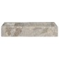 vidaXL Lavabo gris mármol 58x39x10 cm vidaXL Lavabo gris mármol 58x39x10 cm