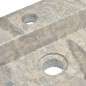 vidaXL Lavabo gris mármol 58x39x10 cm vidaXL Lavabo gris mármol 58x39x10 cm