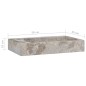 vidaXL Lavabo gris mármol 58x39x10 cm vidaXL Lavabo gris mármol 58x39x10 cm