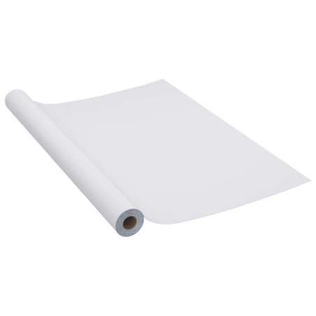 vidaXL Láminas autoadhesivas muebles PVC plateado brillante 500x90 cm