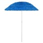vidaXL Sombrilla de playa Hawaii azul 180 cm