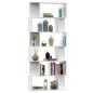 vidaXL Estantería/divisor madera contrachapada blanco 80x24x192cm vidaXL Estantería/divisor madera contrachapada blanco 80x24x192cm