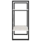 vidaXL Estantería 2 niveles madera maciza de pino blanco 60x30x70 cm vidaXL Estantería 2 niveles madera maciza de pino blanco 60x30x70 cm