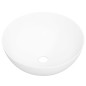 vidaXL Lavabo redondo de cerámica blanco 36x15 cm vidaXL Lavabo redondo de cerámica blanco 36x15 cm