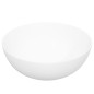 vidaXL Lavabo redondo de cerámica blanco 36x15 cm vidaXL Lavabo redondo de cerámica blanco 36x15 cm