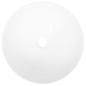 vidaXL Lavabo redondo de cerámica blanco 36x15 cm vidaXL Lavabo redondo de cerámica blanco 36x15 cm