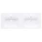 vidaXL Lavabo empotrado doble SMC blanco 1205x460x145 mm vidaXL Lavabo empotrado doble SMC blanco 1205x460x145 mm