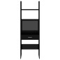 vidaXL Estantería madera contrachapada negro brillante 60x35x180 cm vidaXL Estantería madera contrachapada negro brillante 60x35x180 cm