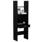 vidaXL Estantería madera contrachapada negro brillante 60x35x180 cm vidaXL Estantería madera contrachapada negro brillante 60x35x180 cm