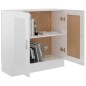 vidaXL Armario de libros contrachapada blanco brillo 82,5x30,5x80 cm vidaXL Armario de libros contrachapada blanco brillo 82,5x30,5x80 cm