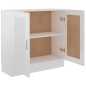 vidaXL Armario de libros contrachapada blanco brillo 82,5x30,5x80 cm vidaXL Armario de libros contrachapada blanco brillo 82,5x30,5x80 cm