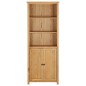vidaXL Estantería con 2 puertas de madera maciza de roble 70x30x180 cm vidaXL Estantería con 2 puertas de madera maciza de roble 70x30x180 cm