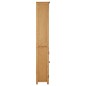 vidaXL Estantería con 2 puertas de madera maciza de roble 70x30x180 cm vidaXL Estantería con 2 puertas de madera maciza de roble 70x30x180 cm