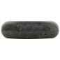 vidaXL Lavabo de mármol negro 40x12 cm