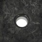 vidaXL Lavabo de mármol negro 40x12 cm