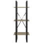 vidaXL Estantería de 3 niveles contrachapada roble Sonoma 40x30x105 cm vidaXL Estantería de 3 niveles contrachapada roble Sonoma 40x30x105 cm