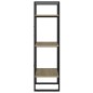 vidaXL Estantería de 3 niveles contrachapada roble Sonoma 40x30x105 cm vidaXL Estantería de 3 niveles contrachapada roble Sonoma 40x30x105 cm