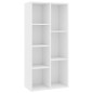 vidaXL Estantería librería madera contrachapada blanco 50x25x106 cm vidaXL Estantería librería madera contrachapada blanco 50x25x106 cm