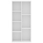 vidaXL Estantería librería madera contrachapada blanco 50x25x106 cm vidaXL Estantería librería madera contrachapada blanco 50x25x106 cm