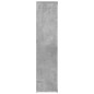 vidaXL Estantería de madera de ingeniería gris 50x25x106 cm vidaXL Estantería de madera de ingeniería gris 50x25x106 cm