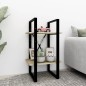 vidaXL Estantería de 2 niveles contrachapada roble Sonoma 40x30x70 cm vidaXL Estantería de 2 niveles contrachapada roble Sonoma 40x30x70 cm