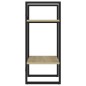 vidaXL Estantería de 2 niveles contrachapada roble Sonoma 40x30x70 cm vidaXL Estantería de 2 niveles contrachapada roble Sonoma 40x30x70 cm