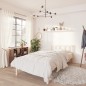 vidaXL Estructura de cama madera maciza de pino 90x200 cm