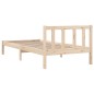 vidaXL Estructura de cama madera maciza de pino 90x200 cm
