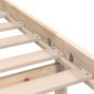 vidaXL Estructura de cama madera maciza de pino 90x200 cm