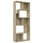 vidaXL Estantería madera contrachapada color roble Sonoma 67x24x161 cm vidaXL Estantería madera contrachapada color roble Sonoma 67x24x161 cm
