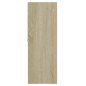vidaXL Estantería madera contrachapada color roble Sonoma 67x24x161 cm vidaXL Estantería madera contrachapada color roble Sonoma 67x24x161 cm