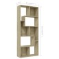 vidaXL Estantería madera contrachapada color roble Sonoma 67x24x161 cm vidaXL Estantería madera contrachapada color roble Sonoma 67x24x161 cm
