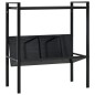 vidaXL Estantería de 2 niveles madera de ingeniería negro 52x28x59 cm vidaXL Estantería de 2 niveles madera de ingeniería negro 52x28x59 cm