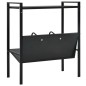 vidaXL Estantería de 2 niveles madera de ingeniería negro 52x28x59 cm vidaXL Estantería de 2 niveles madera de ingeniería negro 52x28x59 cm