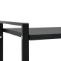 vidaXL Estantería de 2 niveles madera de ingeniería negro 52x28x59 cm vidaXL Estantería de 2 niveles madera de ingeniería negro 52x28x59 cm