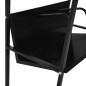 vidaXL Estantería de 2 niveles madera de ingeniería negro 52x28x59 cm vidaXL Estantería de 2 niveles madera de ingeniería negro 52x28x59 cm