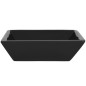 vidaXL Lavabo cuadrado de cerámica negro 41,5x41,5x12 cm vidaXL Lavabo cuadrado de cerámica negro 41,5x41,5x12 cm