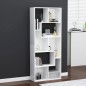 vidaXL Estantería librería madera contrachapada blanco 67x24x161 cm vidaXL Estantería librería madera contrachapada blanco 67x24x161 cm