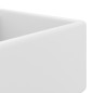 vidaXL Lavabo cuadrado rebosadero cerámica blanco mate 41x41 cm vidaXL Lavabo cuadrado rebosadero cerámica blanco mate 41x41 cm