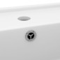 vidaXL Lavabo cuadrado rebosadero cerámica blanco mate 41x41 cm vidaXL Lavabo cuadrado rebosadero cerámica blanco mate 41x41 cm